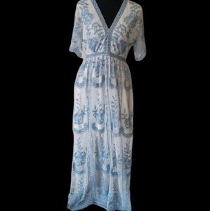 Altar’d State Blue/White Dress Medium